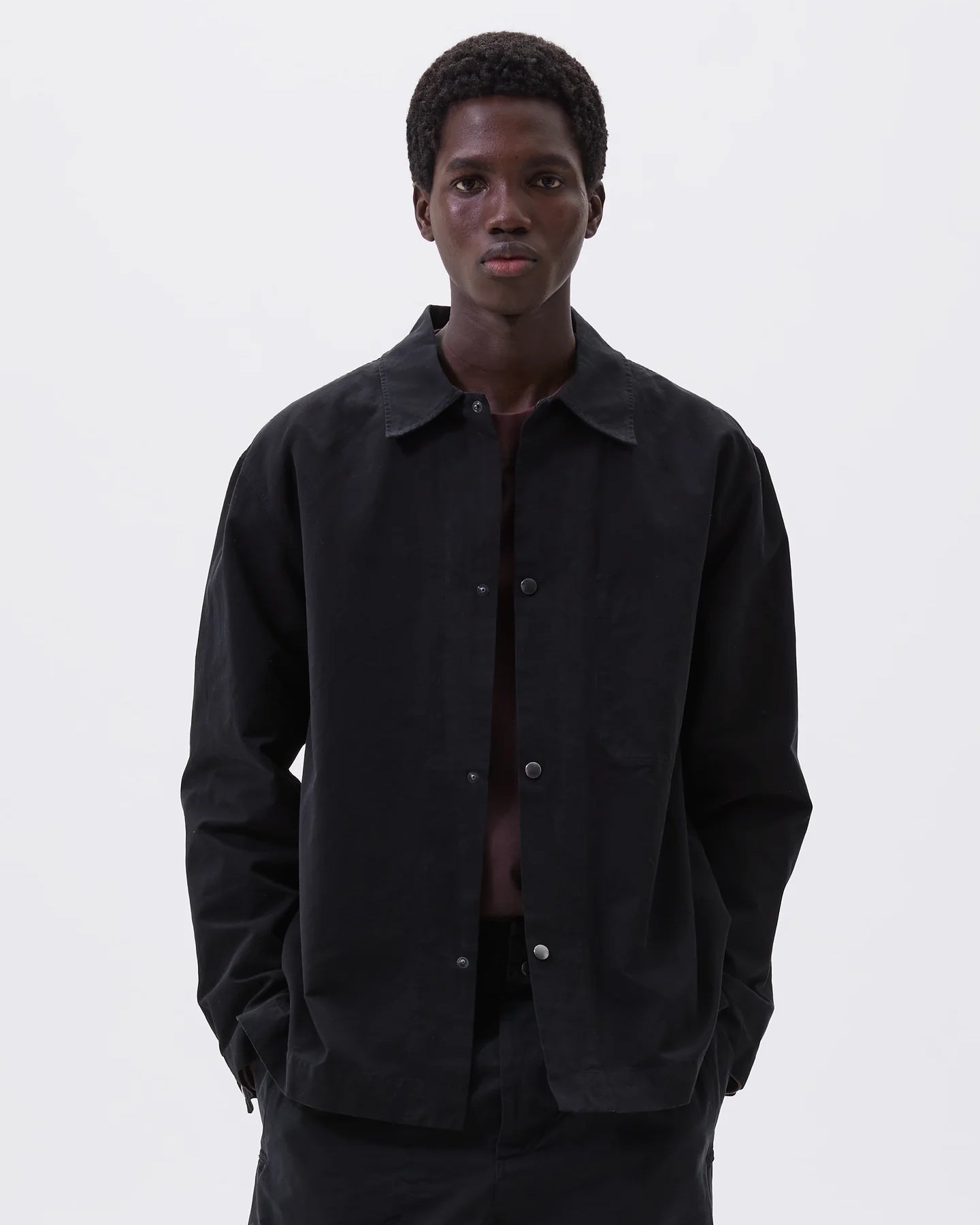 Chore Shirt Double Twisted Cotton Canvas - Black