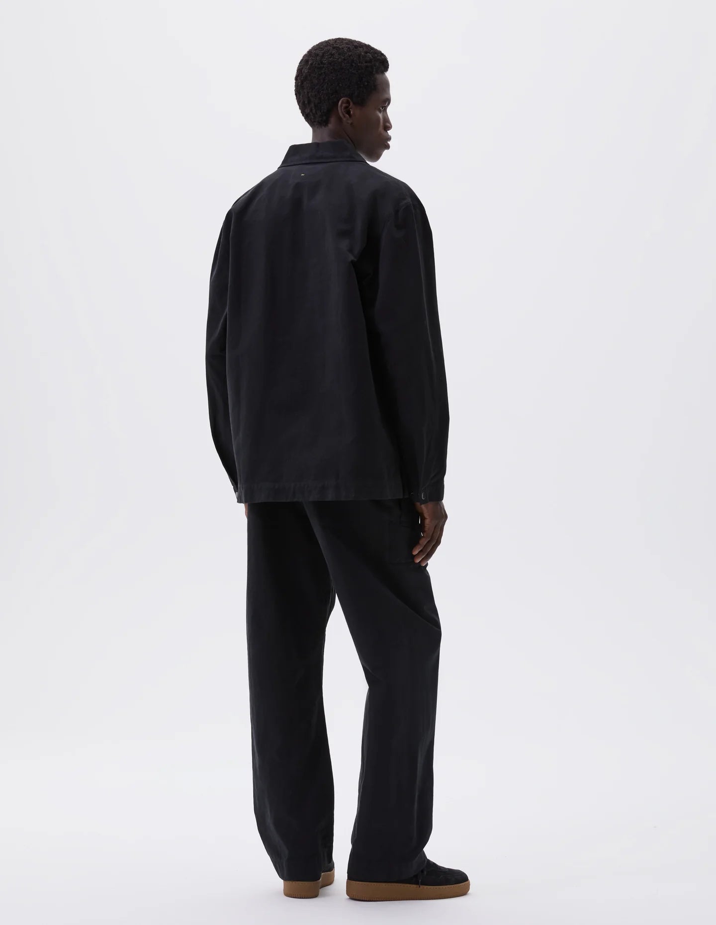 Chore Shirt Double Twisted Cotton Canvas - Black
