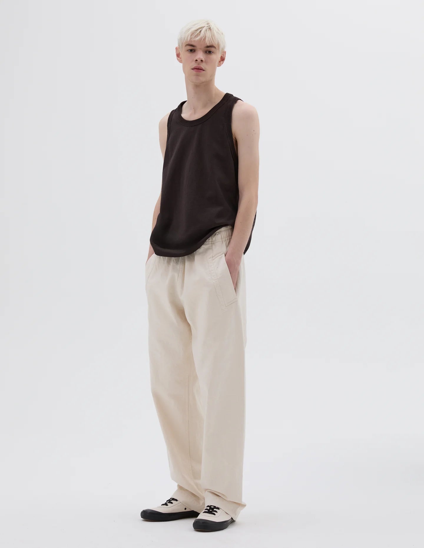 Surplus Vest heavy Cotton Jersey - Dark Chocolate