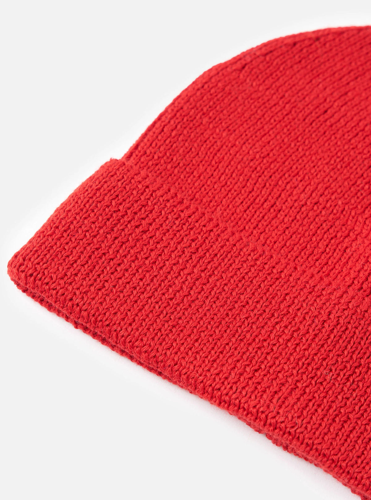 Merino Knit Watch Cap - Red