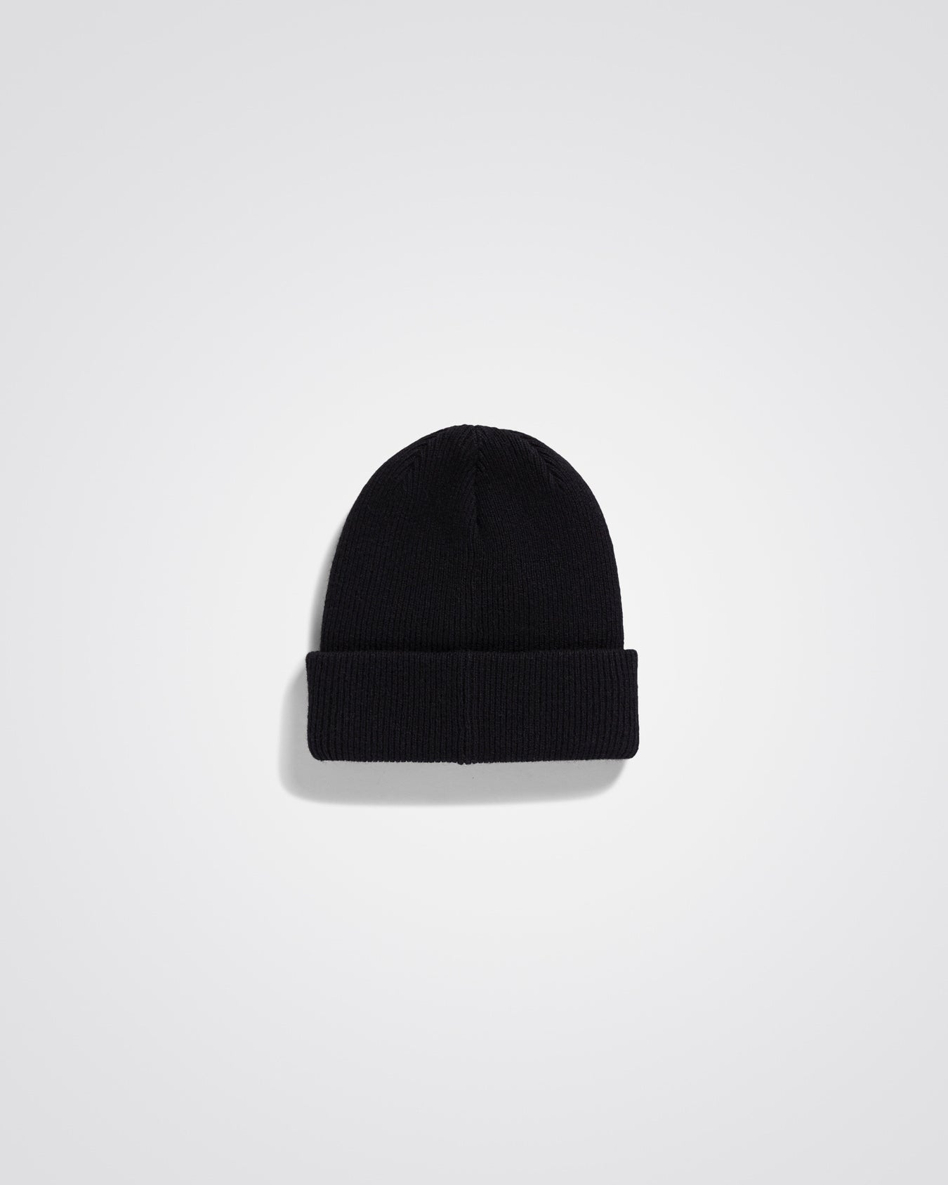 Merino Lambswool Beanie - Black