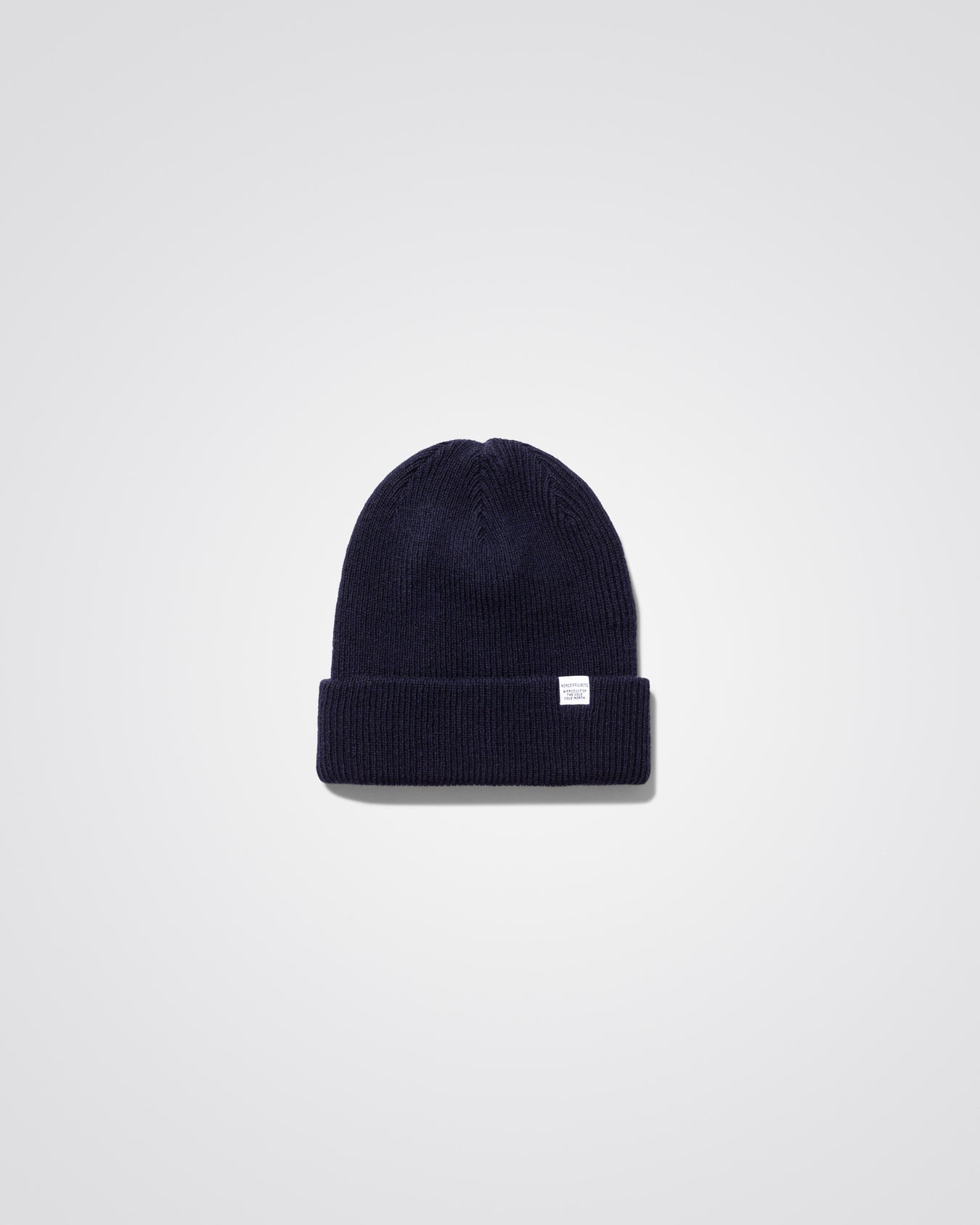 Merino Lambswool Beanie - Dark Navy