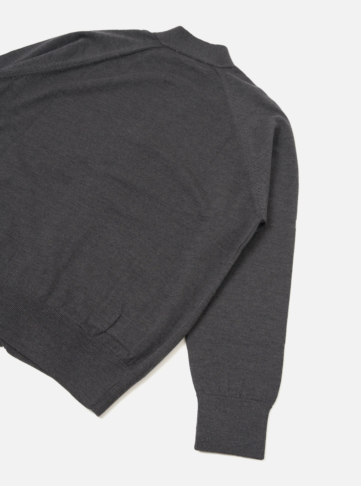 Merino Loose Cardigan II - Charcoal