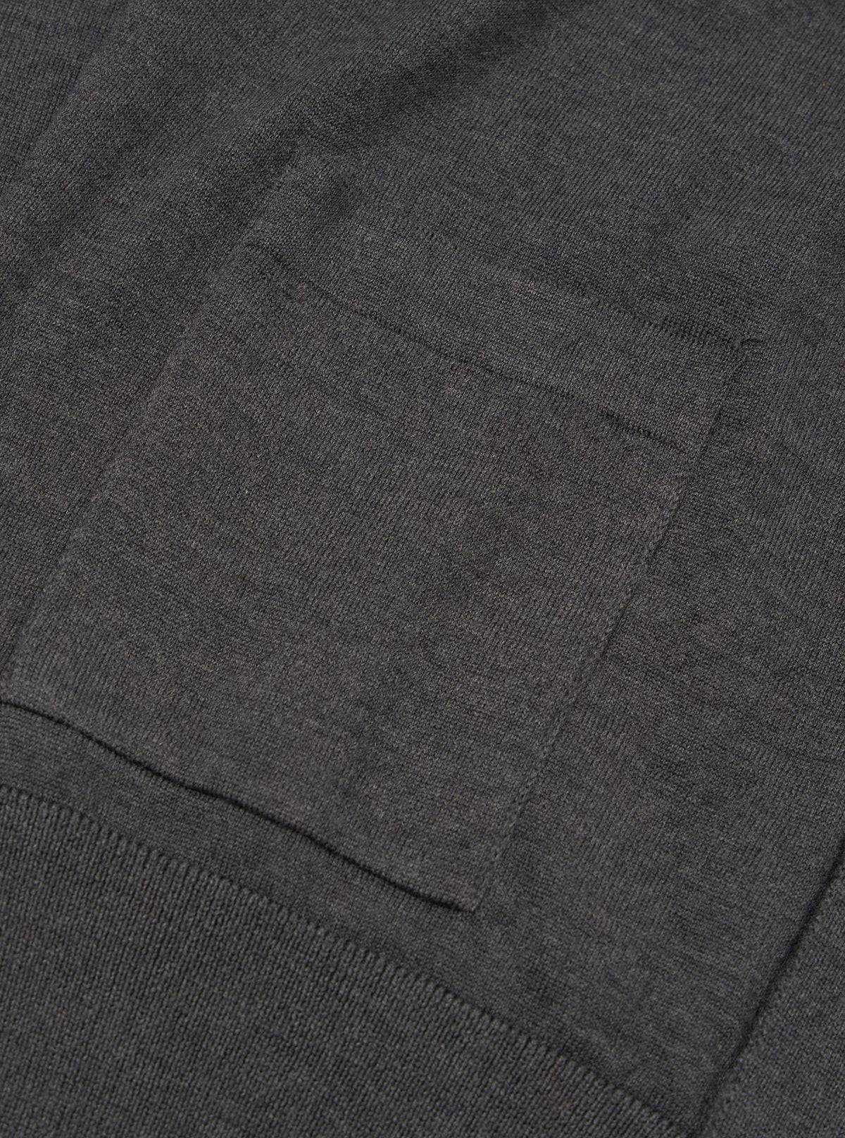 Merino Loose Cardigan II - Charcoal