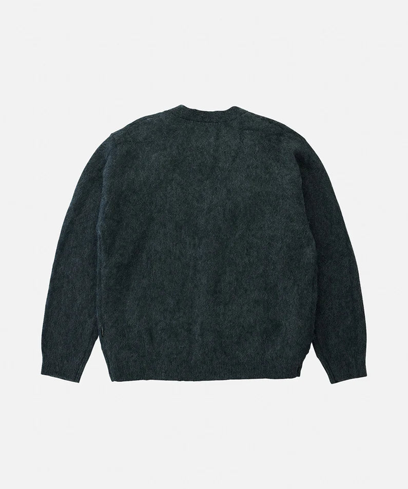 Mohair Cardigan - Charcoal