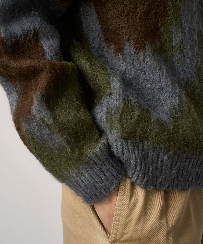 Mohair Sweater - Jungle Digi Camo