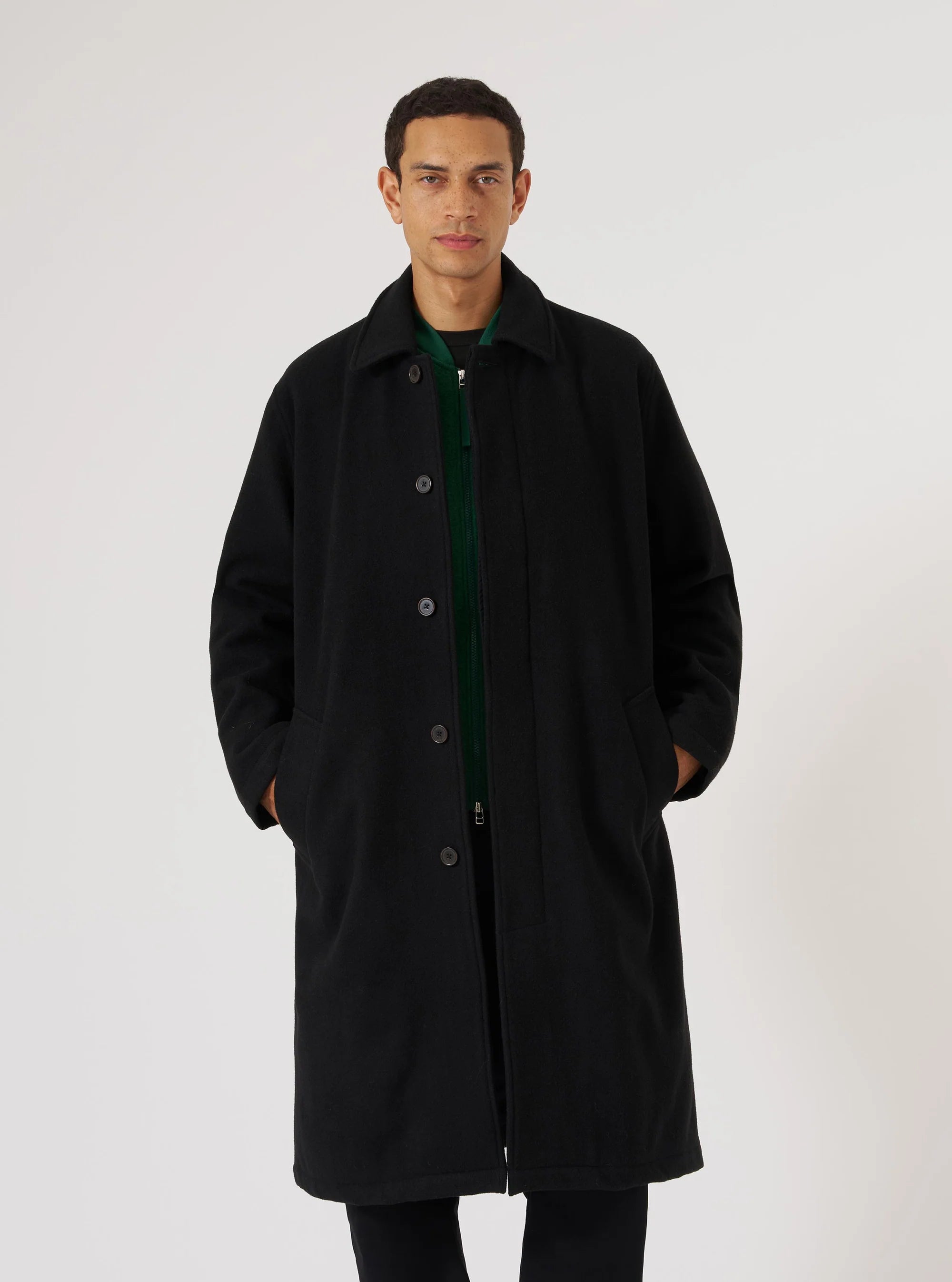 Mowbray Mac Coat -  Black