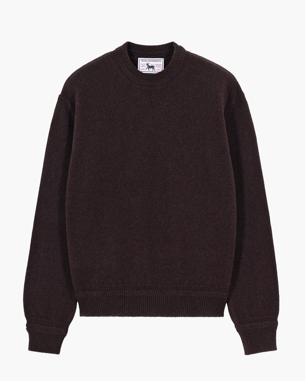 Relaxed Cashmere Crewneck - Marron