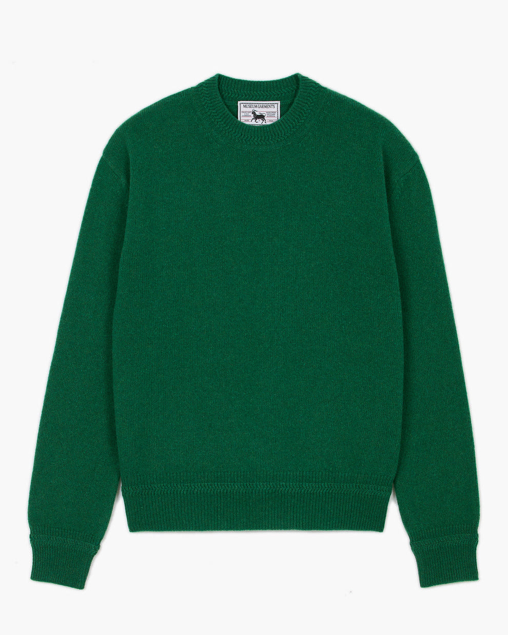 Relaxed Cashmere Crewneck - Vert