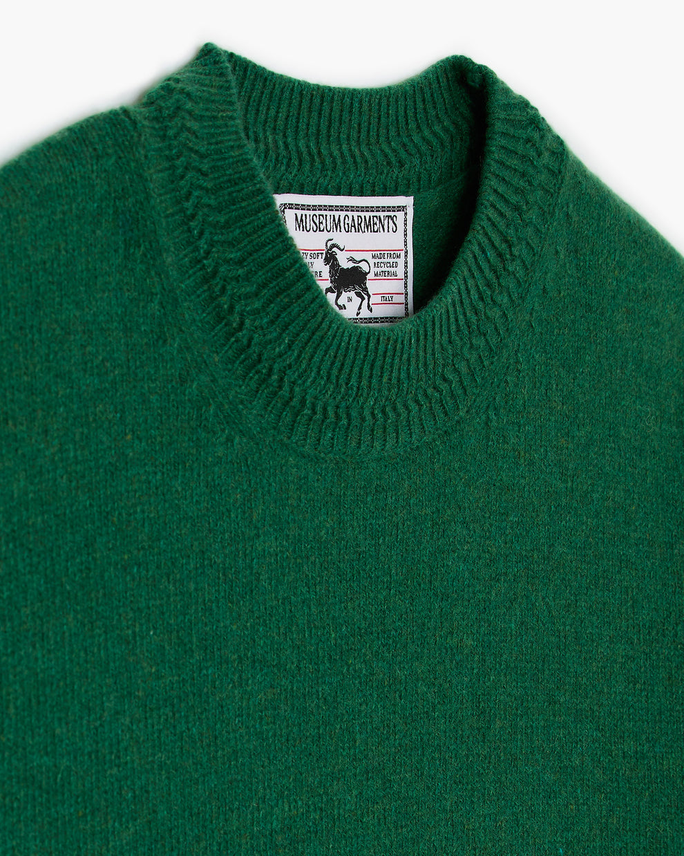 Relaxed Cashmere Crewneck - Vert