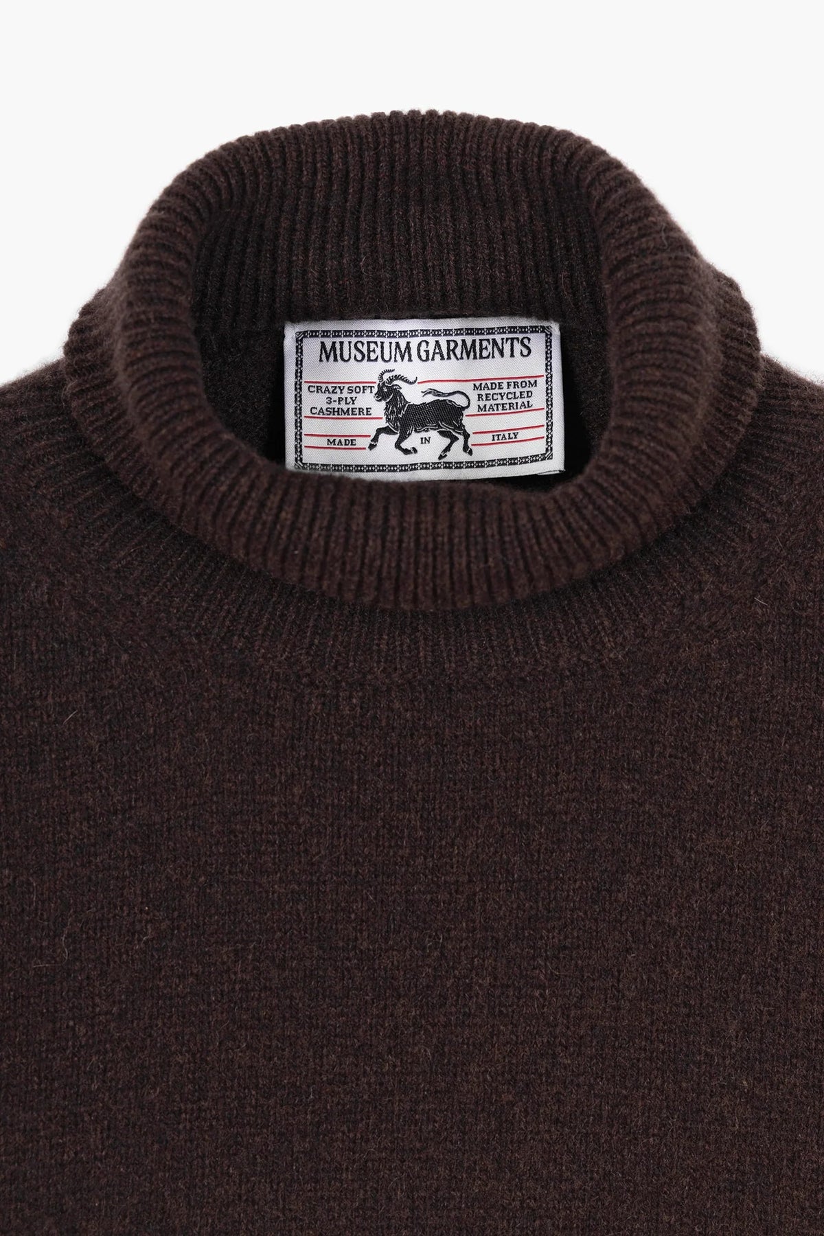Relaxed Cashmere Turtleneck - Marron