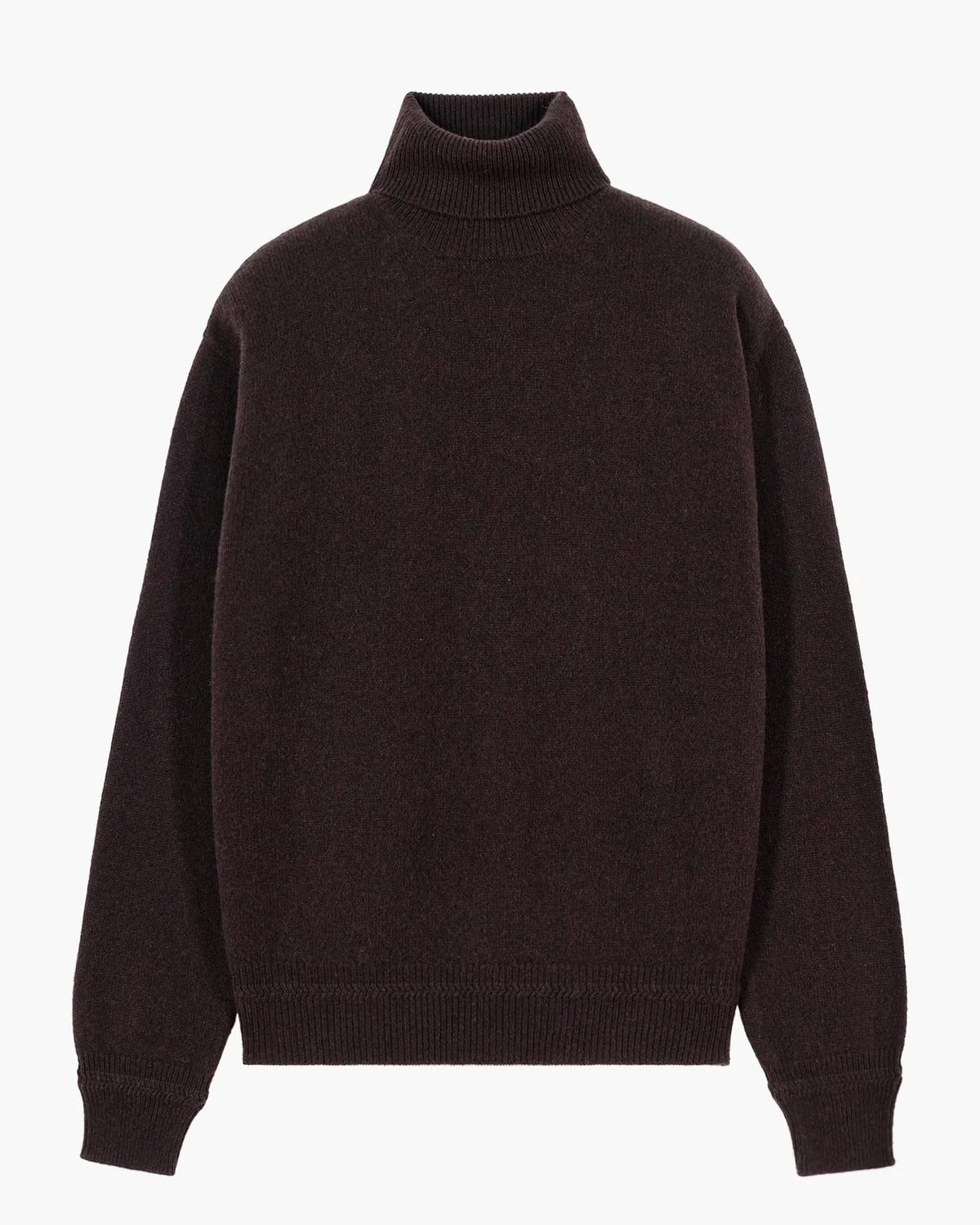 Relaxed Cashmere Turtleneck - Marron