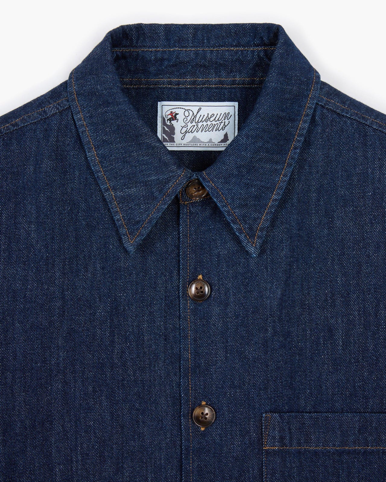 Western Shirt - Denim Brut