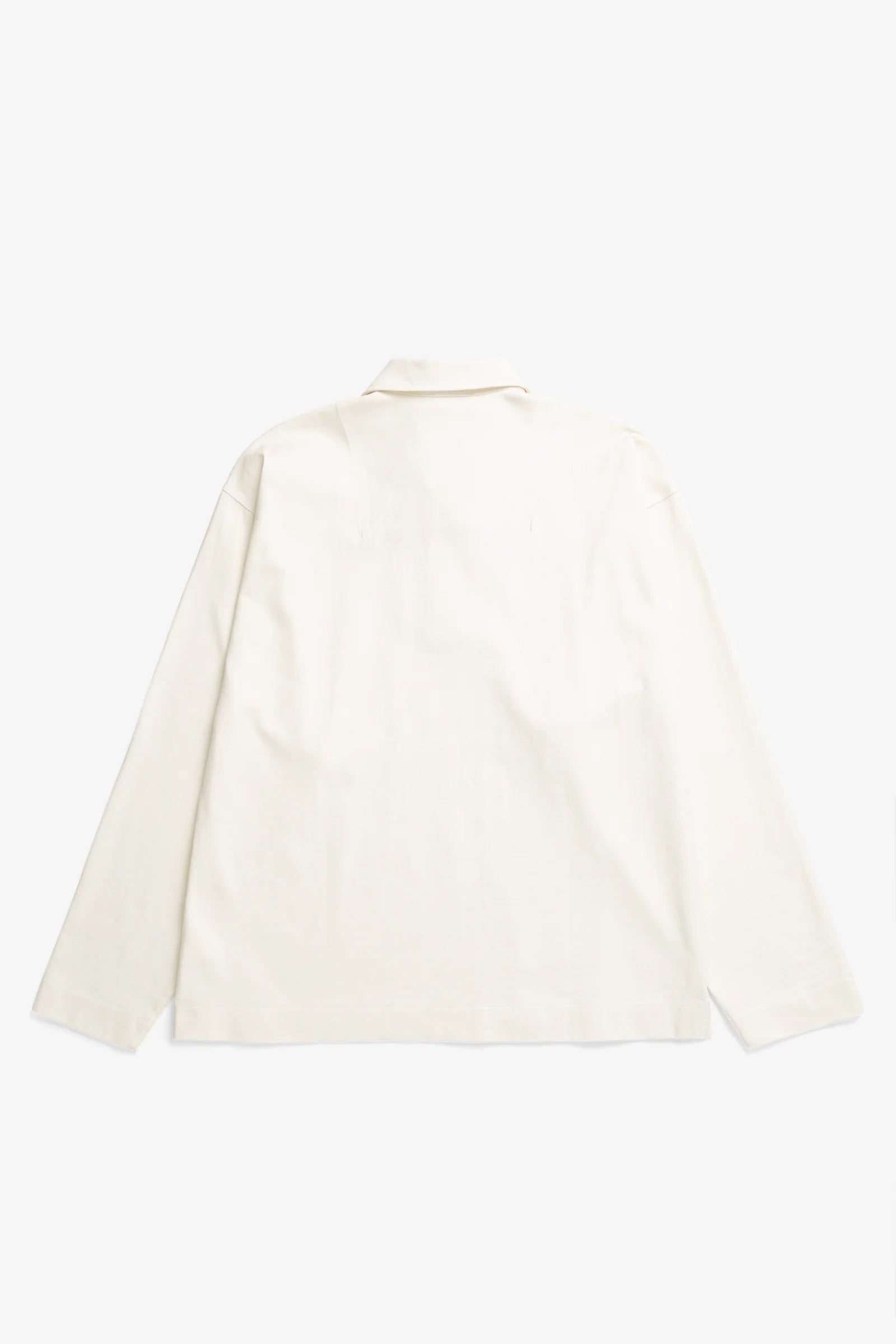 Isefjord Compact Cotton LS Polo - Ecru