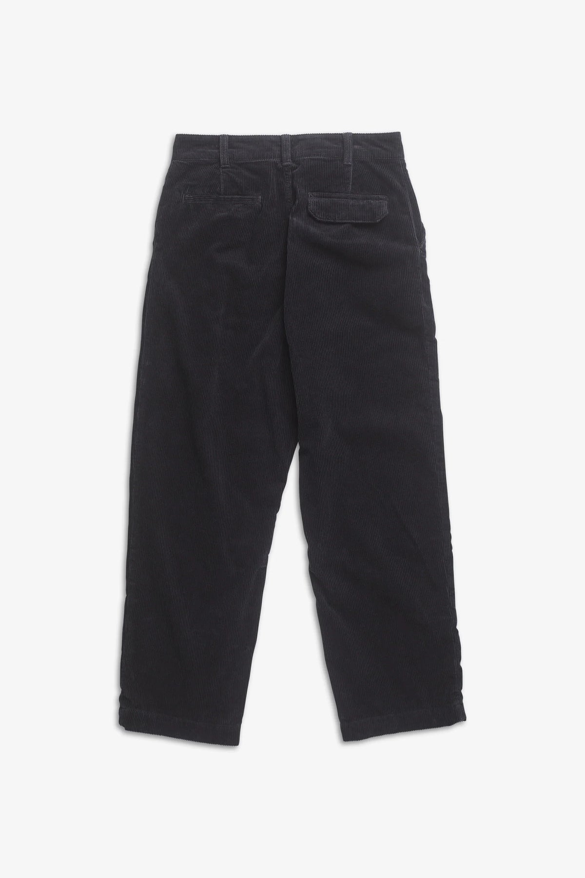 Volda Pleated Wide Wale Corduroy Trouser - Dark Navy