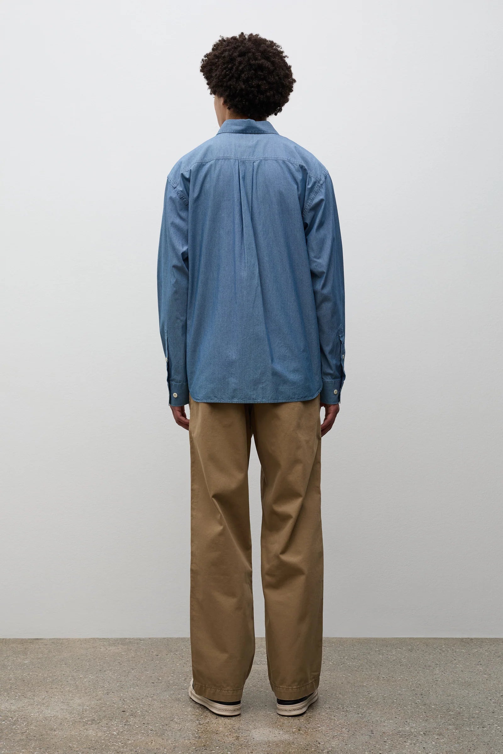 Korshavn Broken Twill Chino - Lead Grey