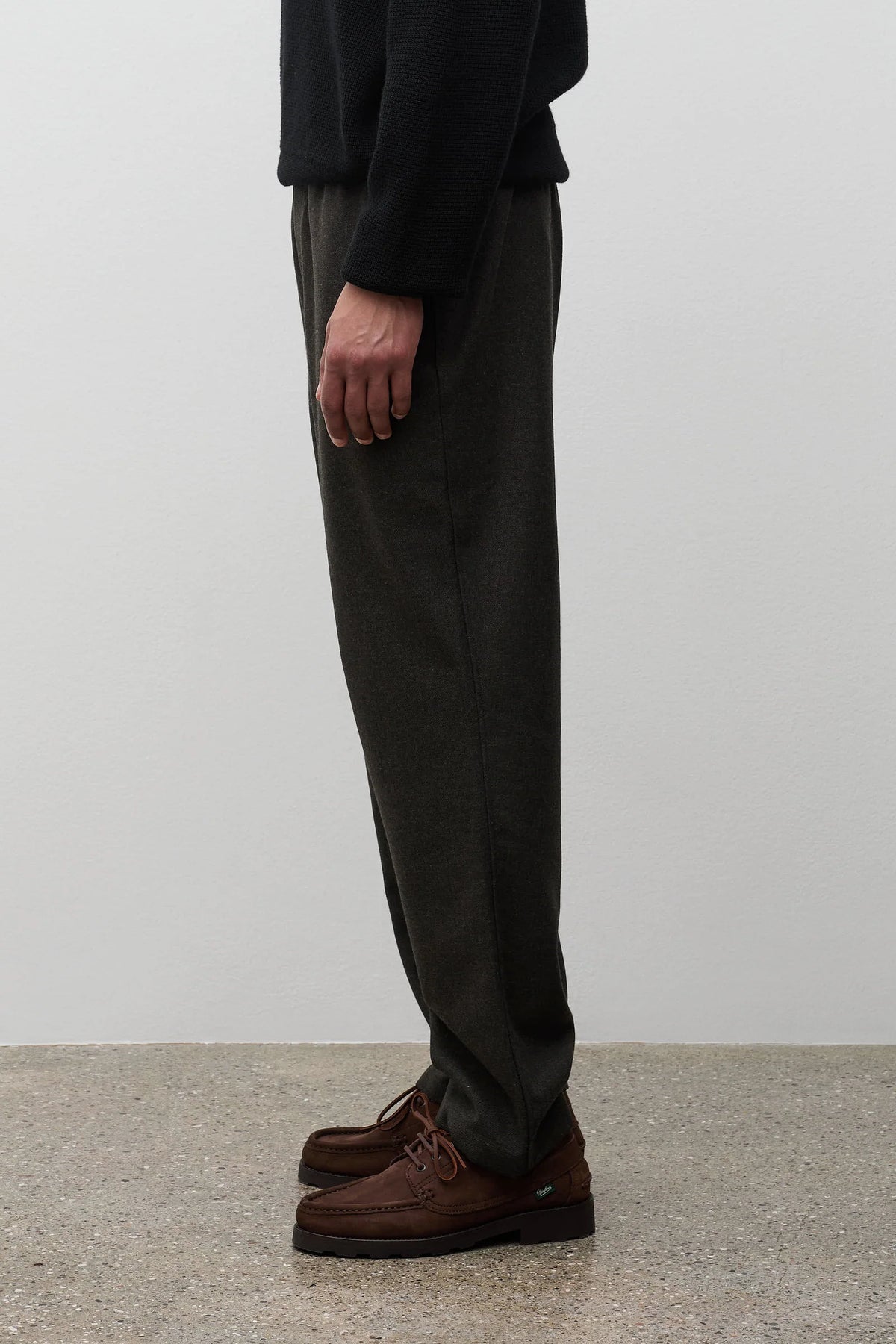 Trysil Regular Wool Trouser - Beech Green