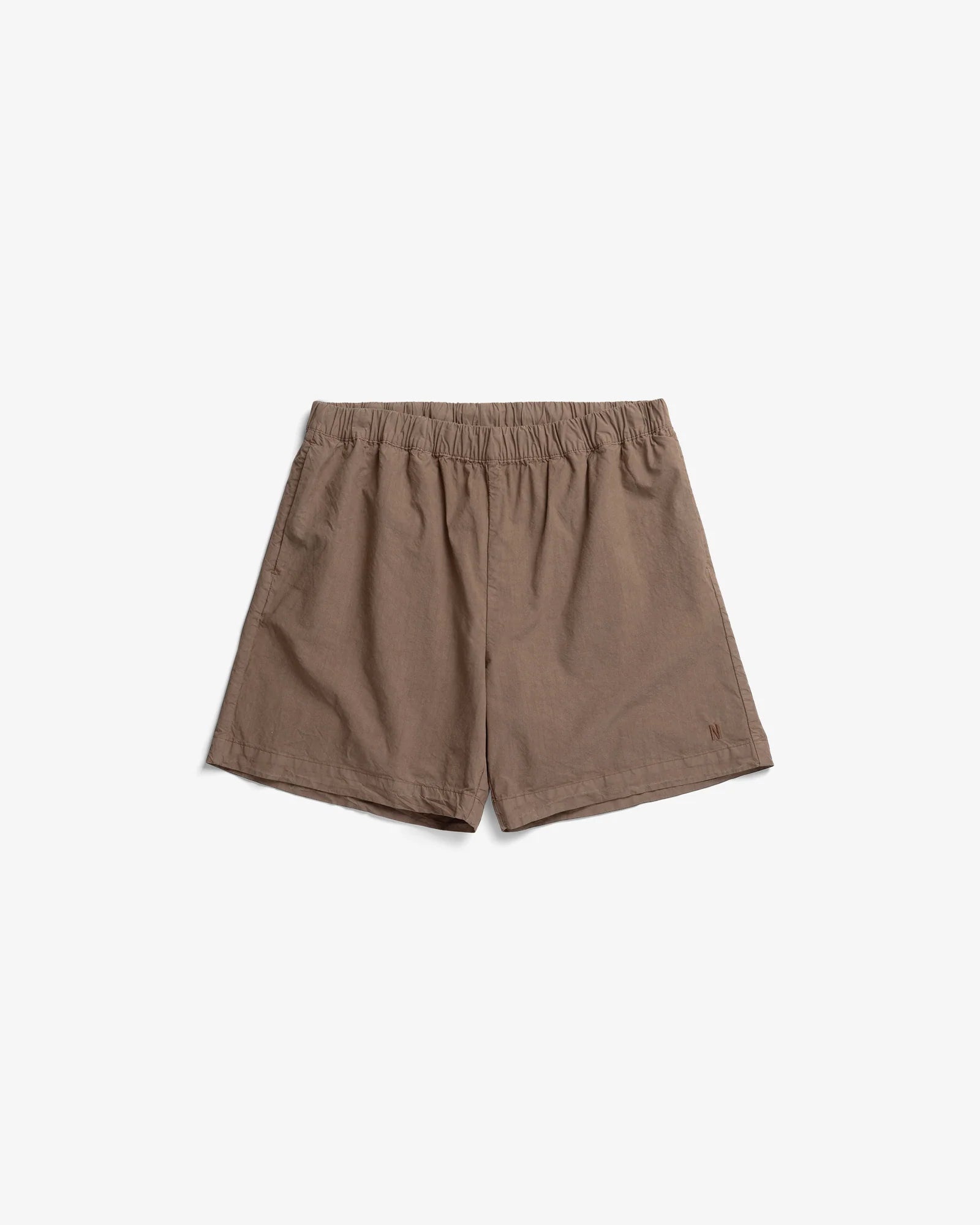 Aurland Cotton Tencel Short - Walnut