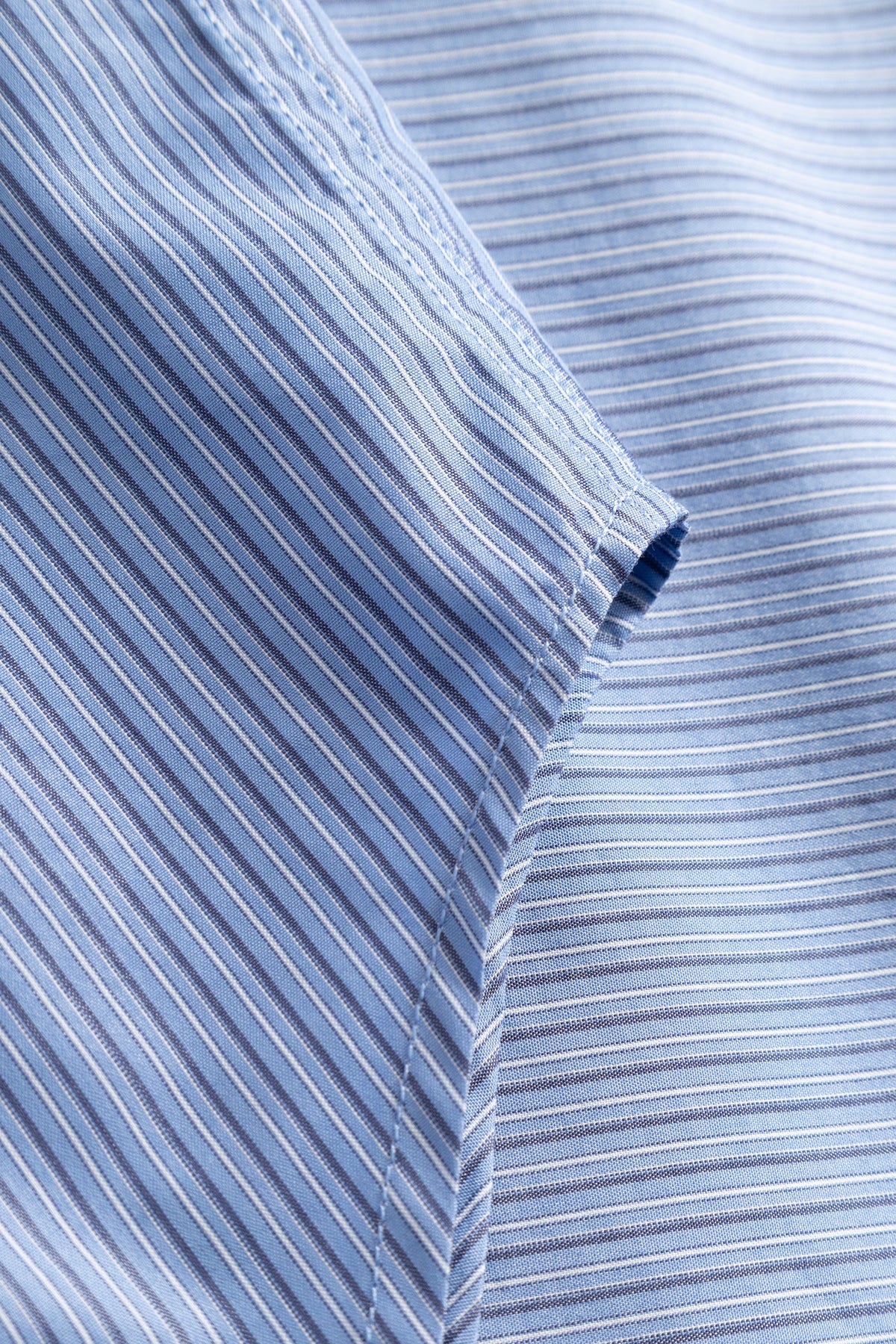 Espevik Fine Cotton Poplin Oversize Shirt - Cerulean