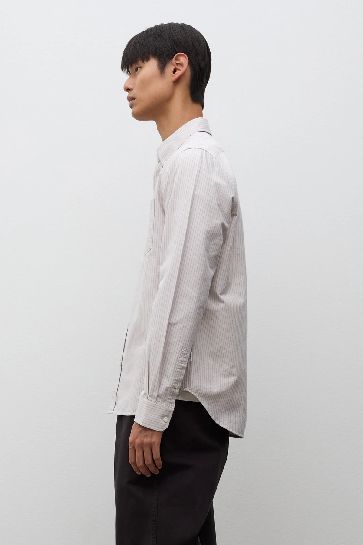 Lyngkrog Regular Oxford BD Shirt - Blue Stripe