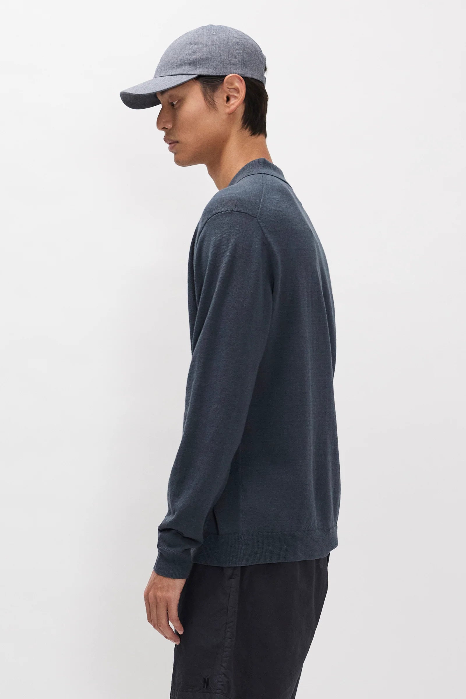 Gudme Cotton Paper Polo - Graphite