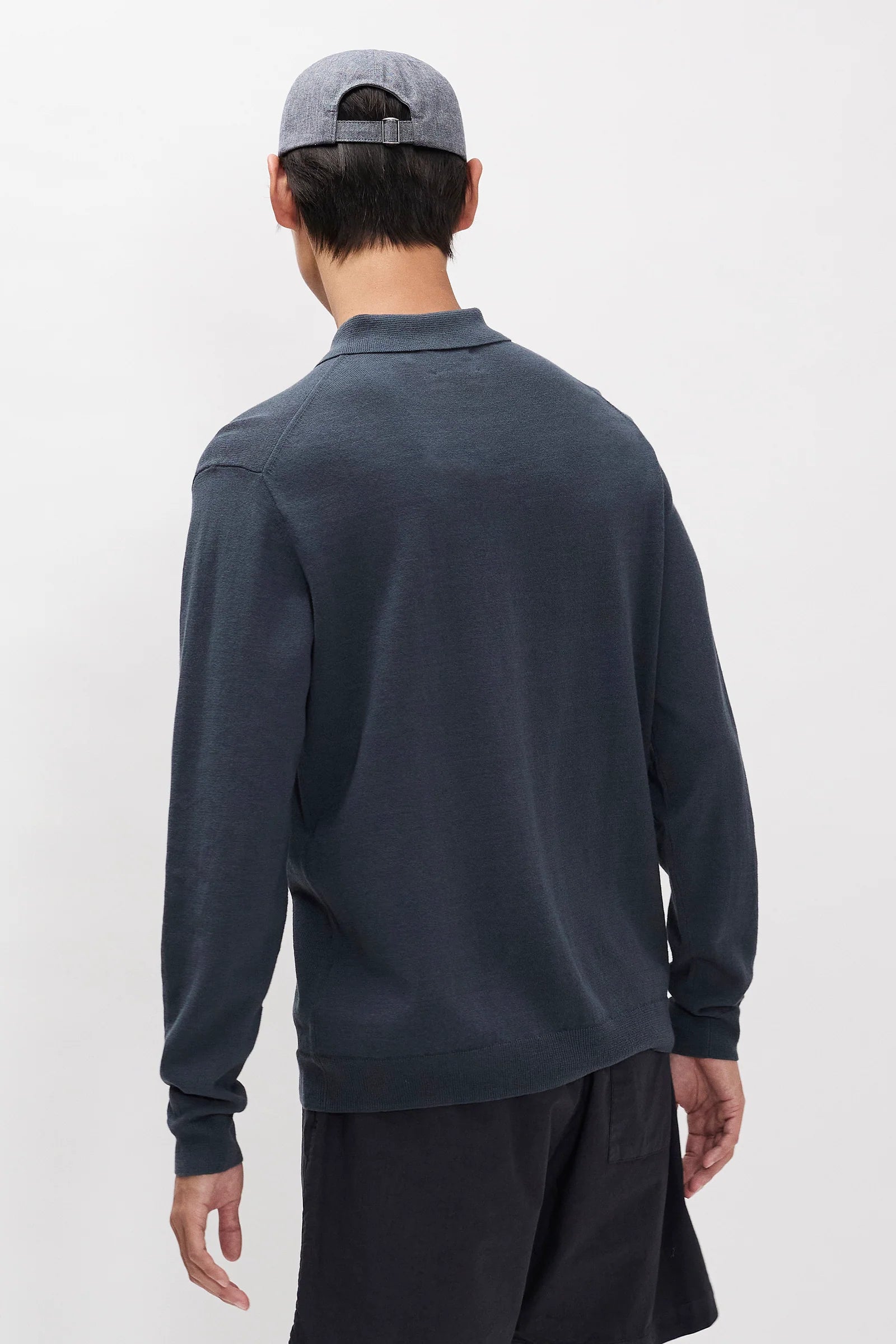 Gudme Cotton Paper Polo - Graphite