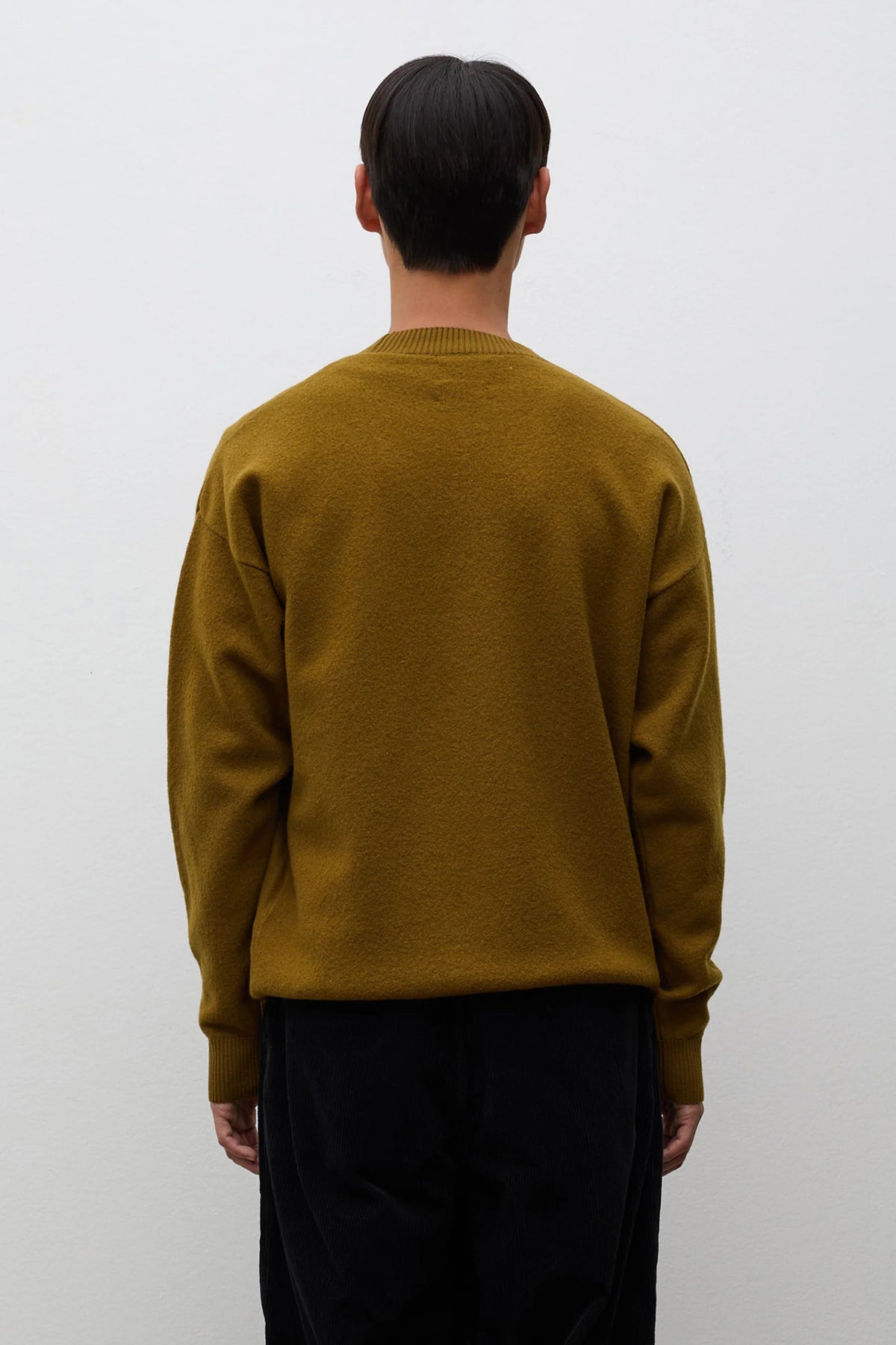 Kragholm Boiled Wool Crewneck - Butternut