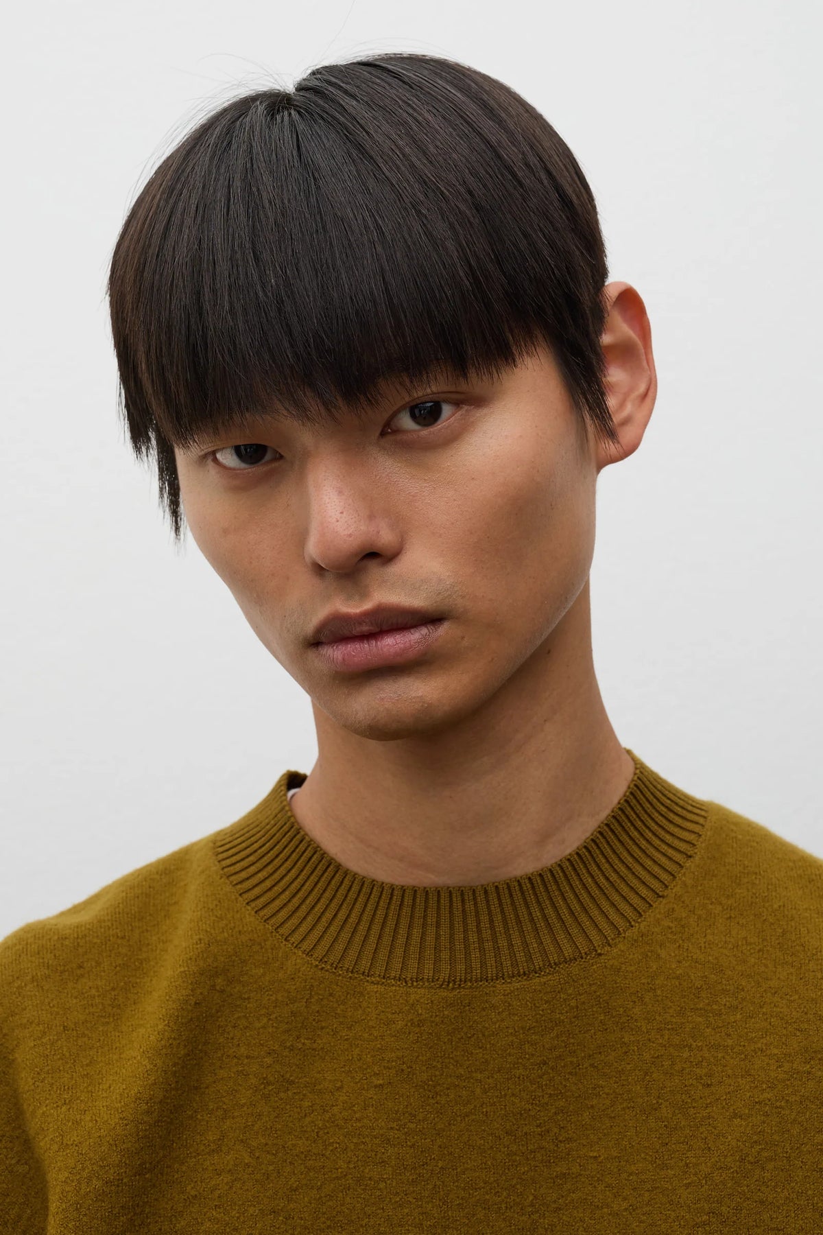 Kragholm Boiled Wool Crewneck - Butternut