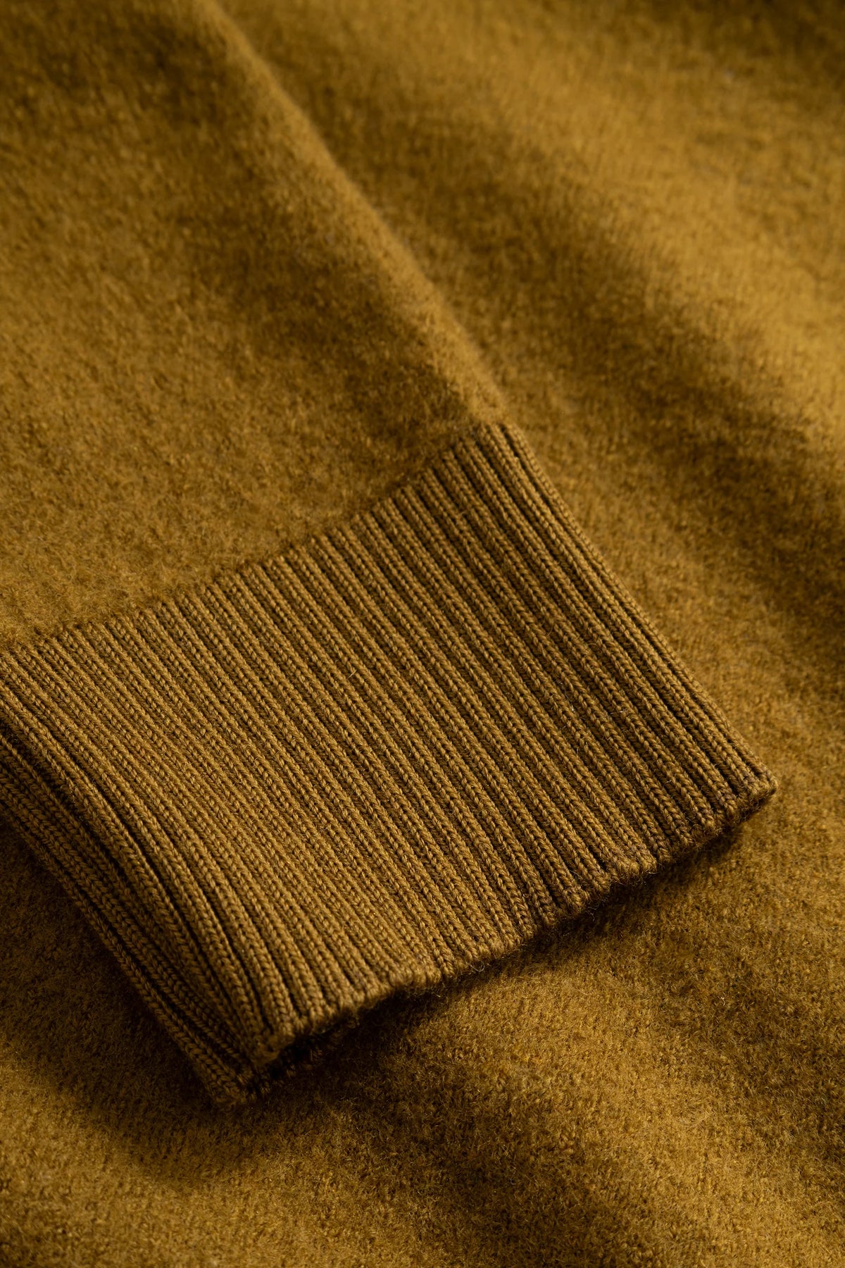 Kragholm Boiled Wool Crewneck - Butternut