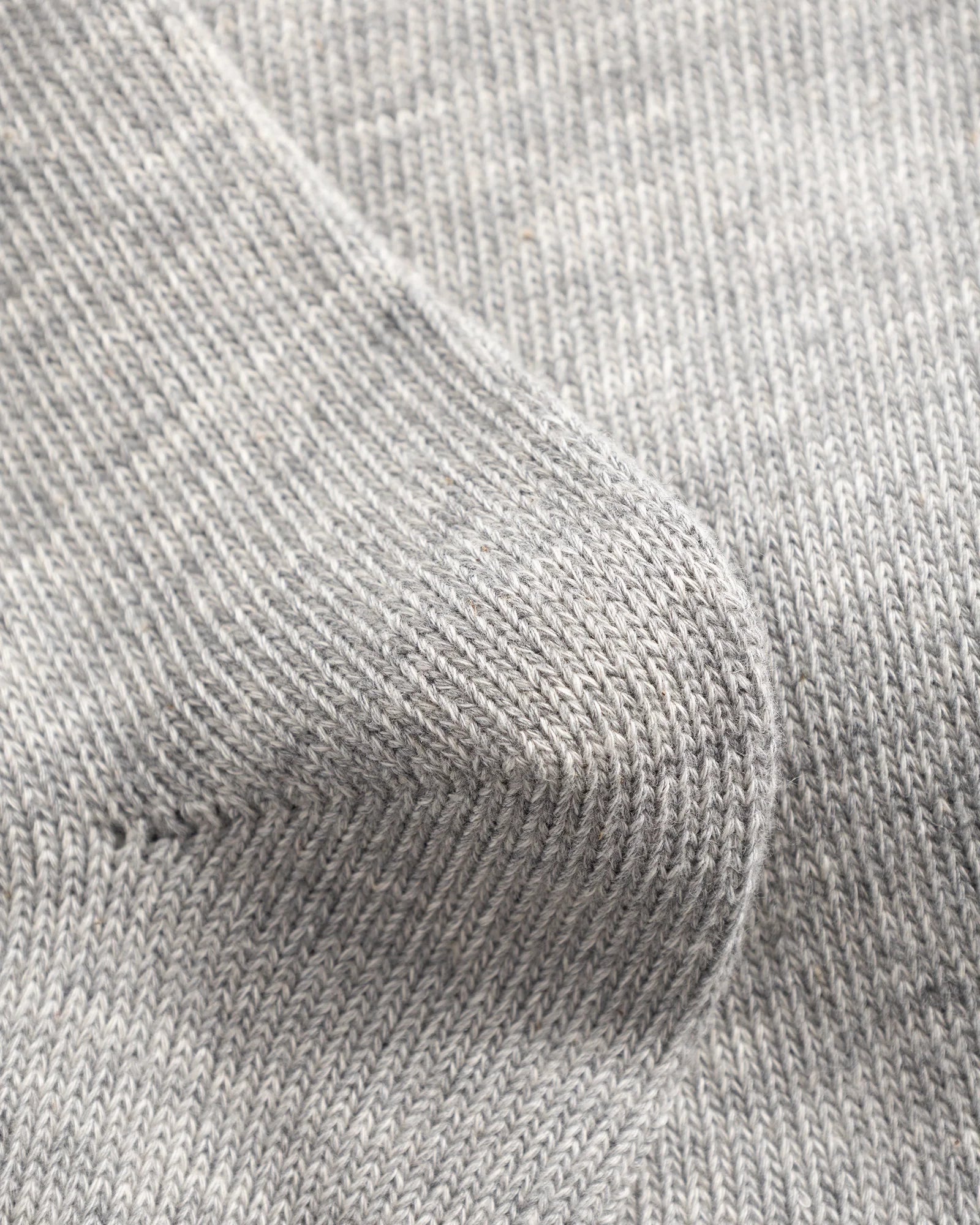 Bykle Heavy Cotton Twist Sock - Light Grey Melange