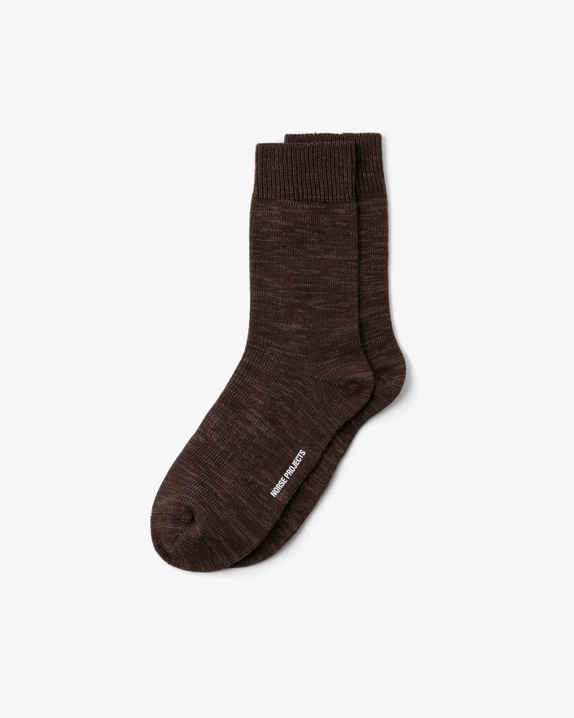 Bykle Heavy Cotton Twist Sock - Delicioso Brown