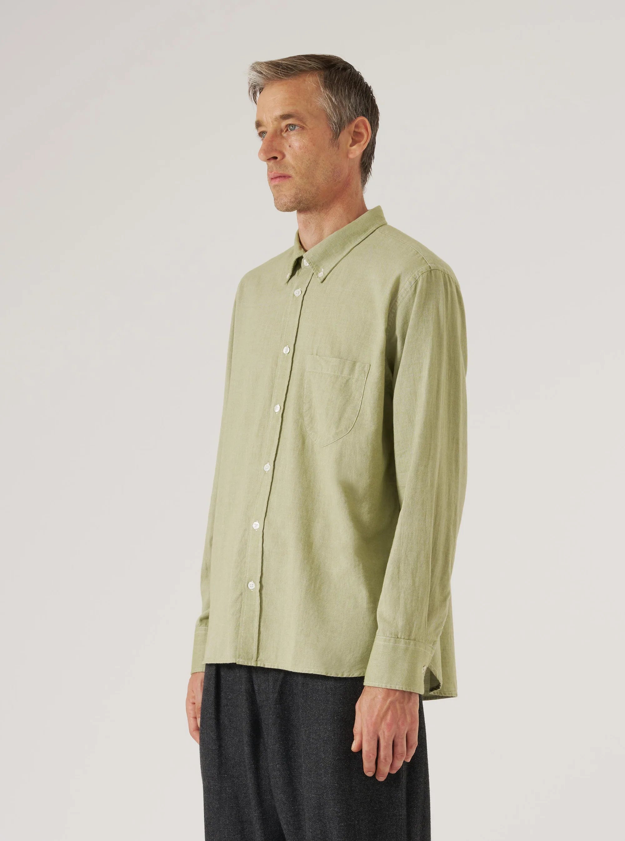 Neptune Cotton Lazy Day Shirt - Green