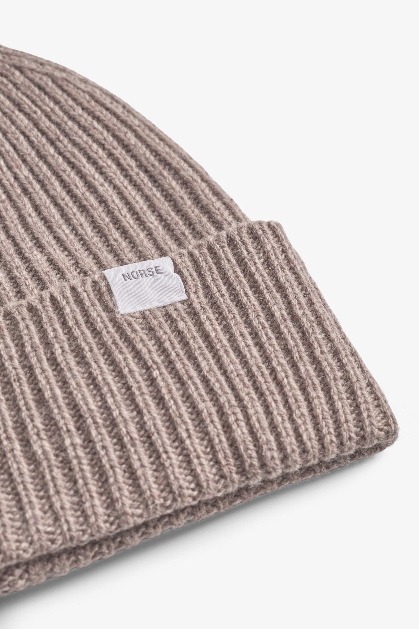 Norse Standard Merino Lambswool Beanie - Clay