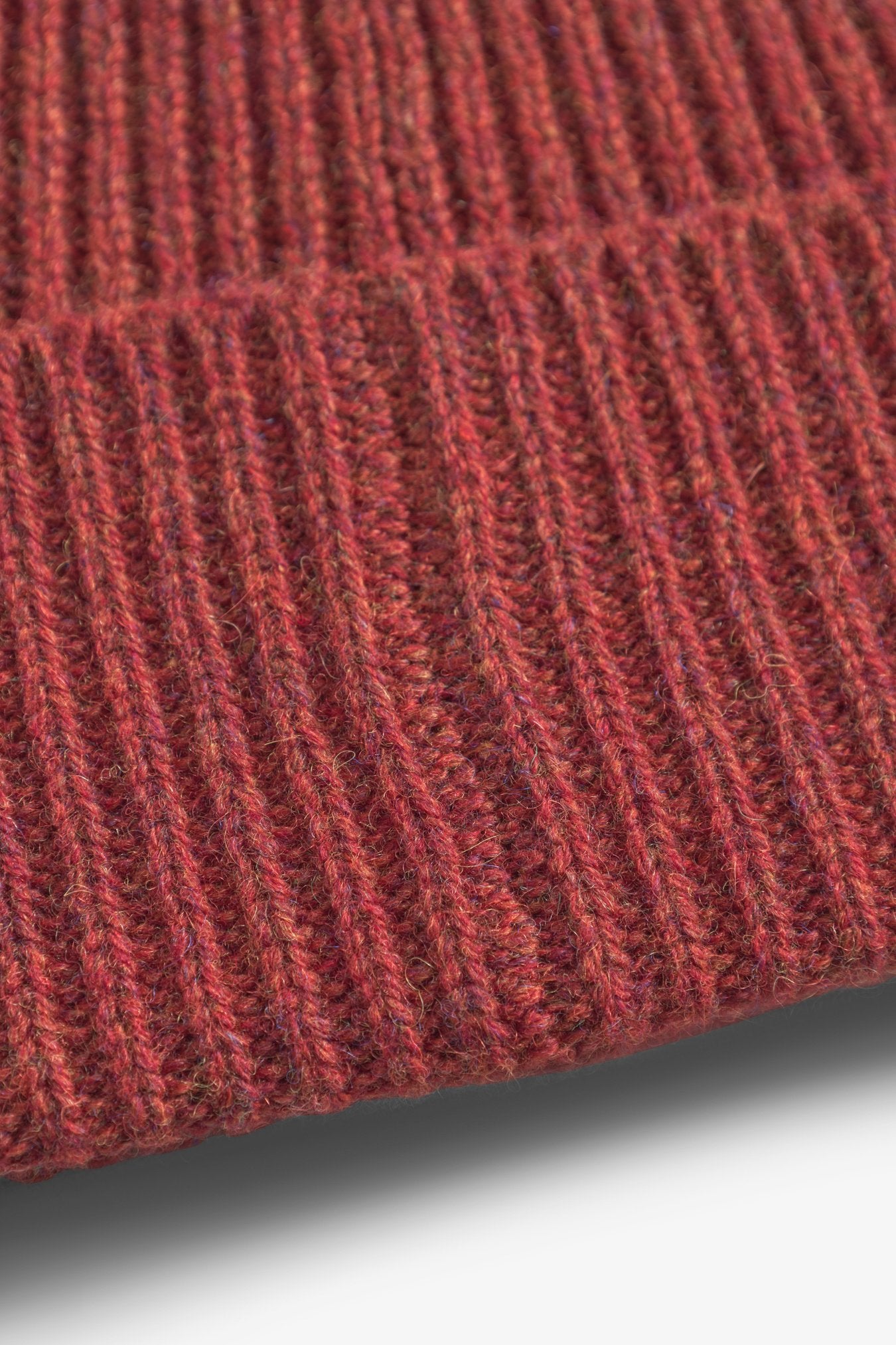 Norse Standard Merino Lambswool Beanie - Brick