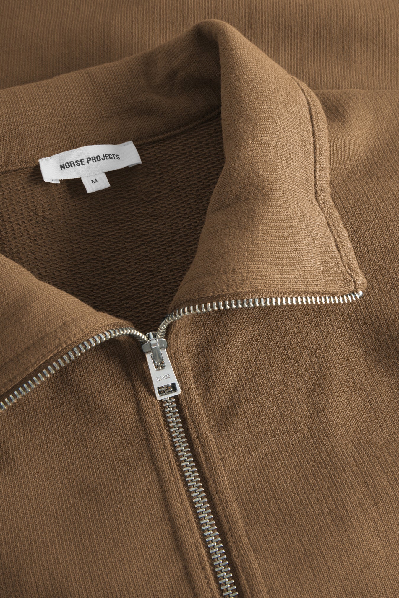 Bjorn Relaxed Organic Loopback Track Jacket - Oak