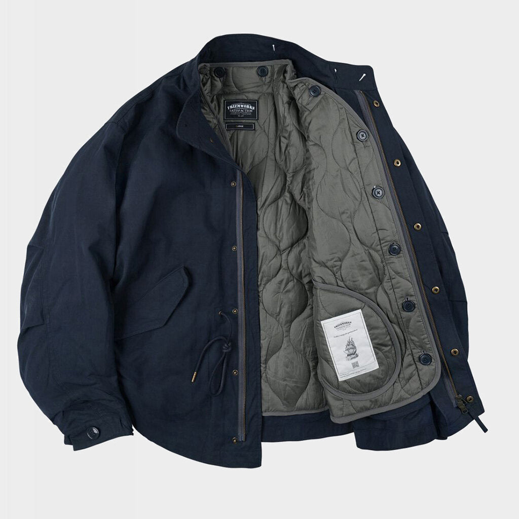 Oscar Fishtail Jacket - Navy