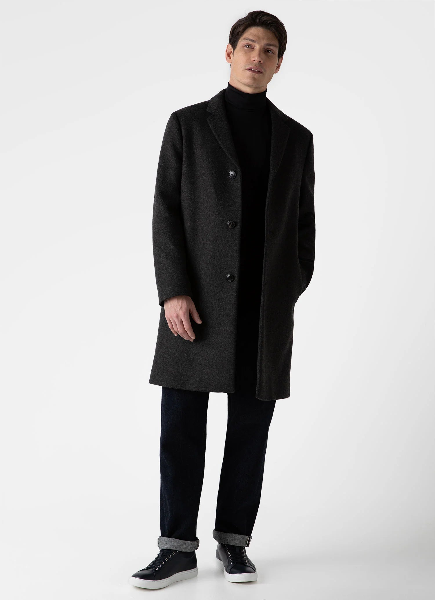 Overcoat - Charcoal Melange
