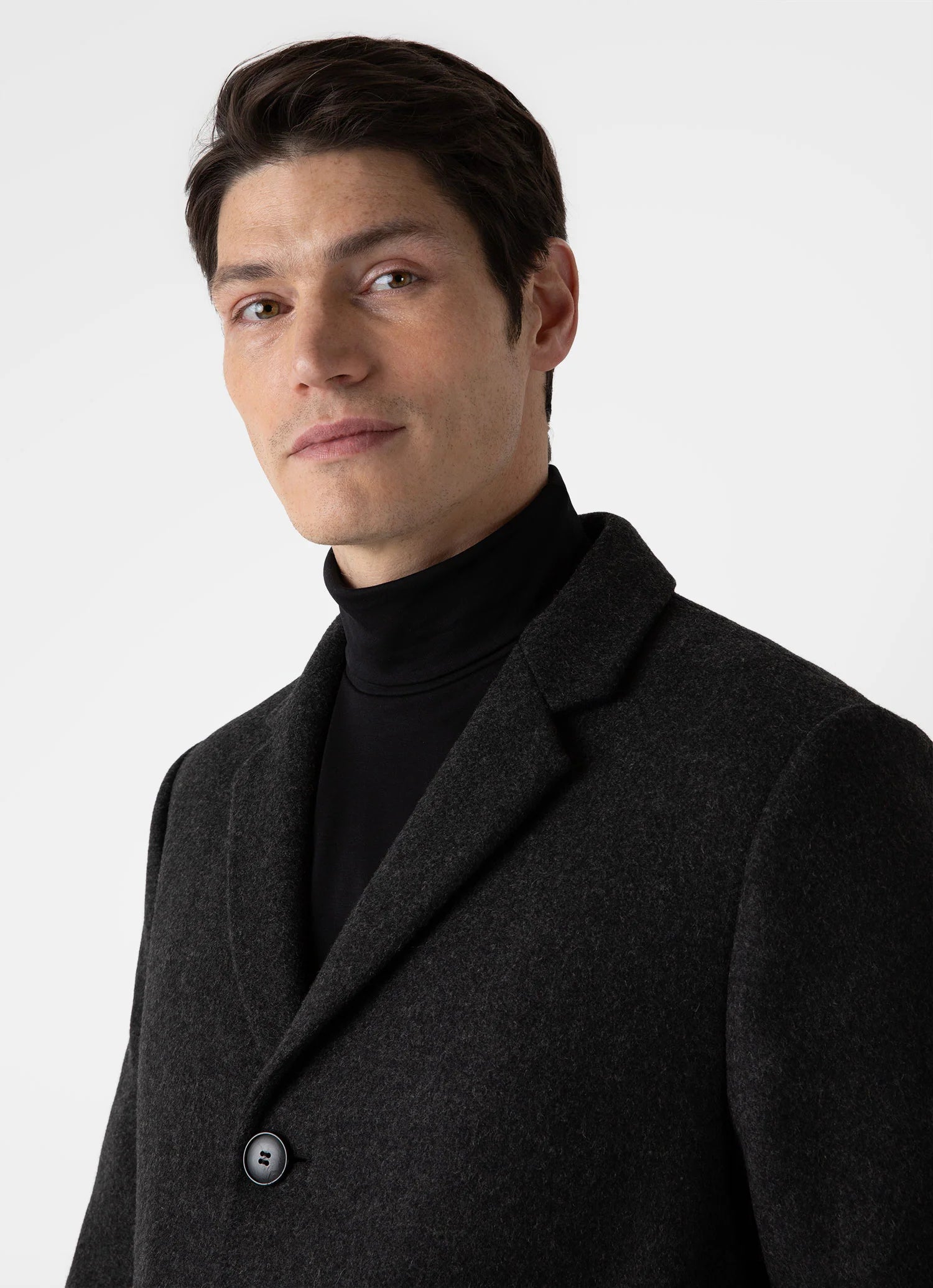 Overcoat - Charcoal Melange