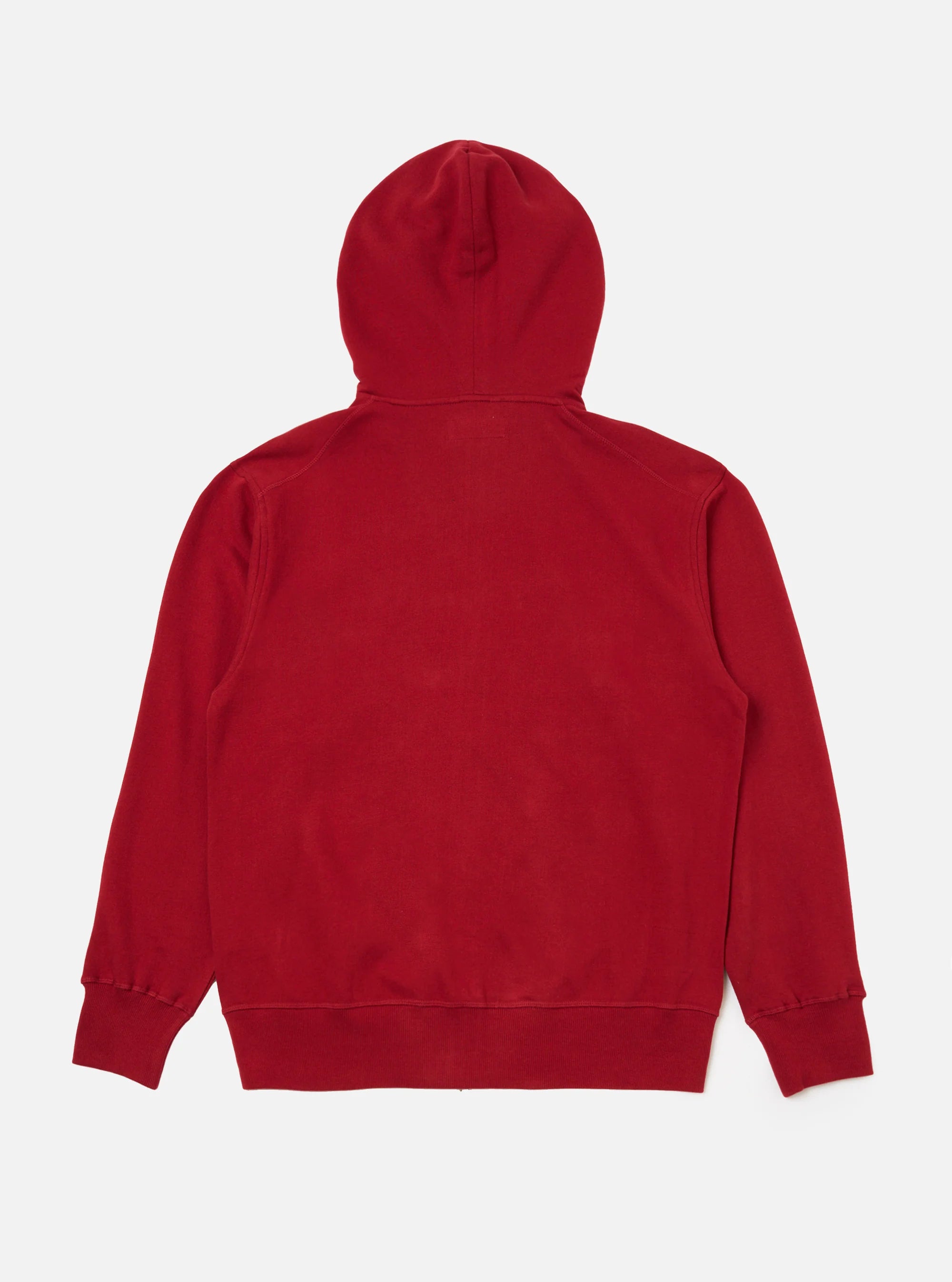 New York Hoody - Red Brush Back Sweat
