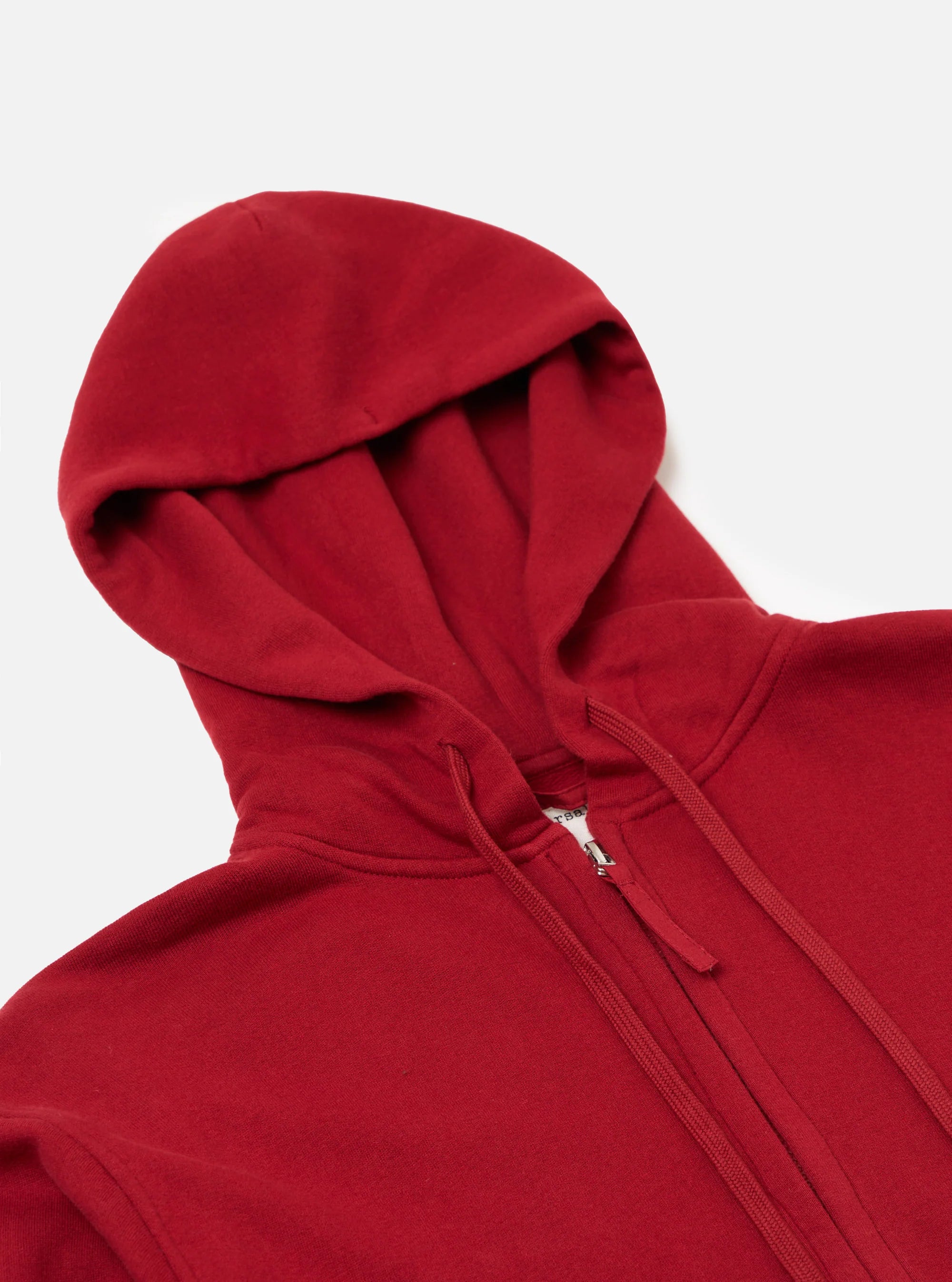 New York Hoody - Red Brush Back Sweat