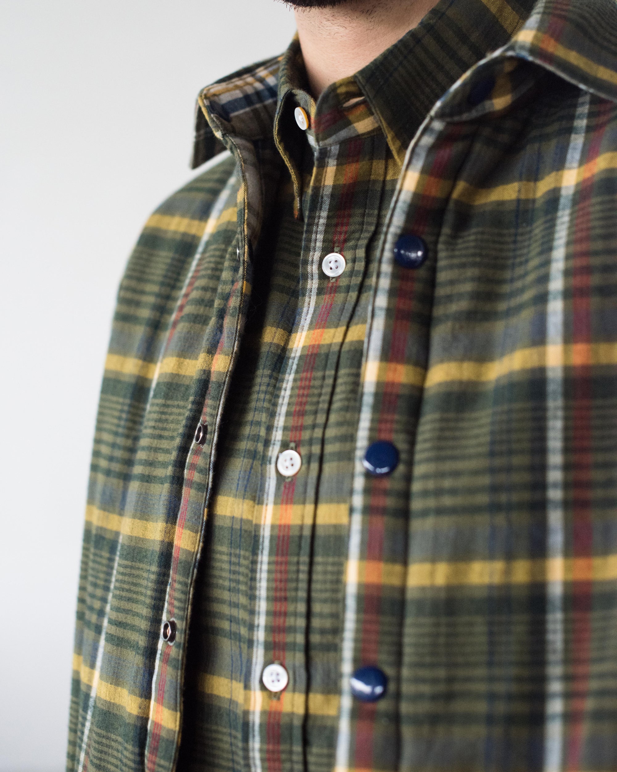 Round Tail Reversible Over Shirt