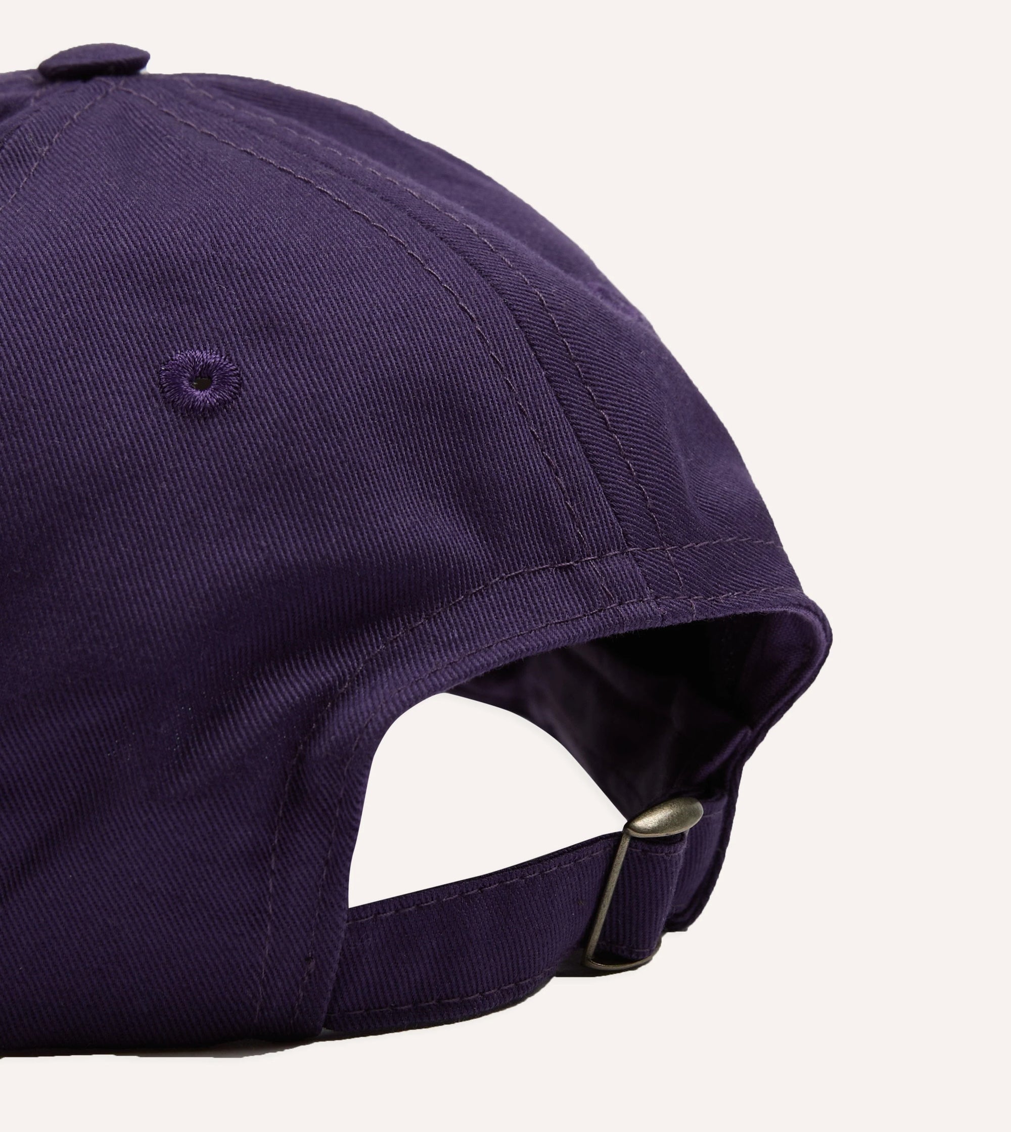 Psycha Flower Twill Baseball Cap - Purple