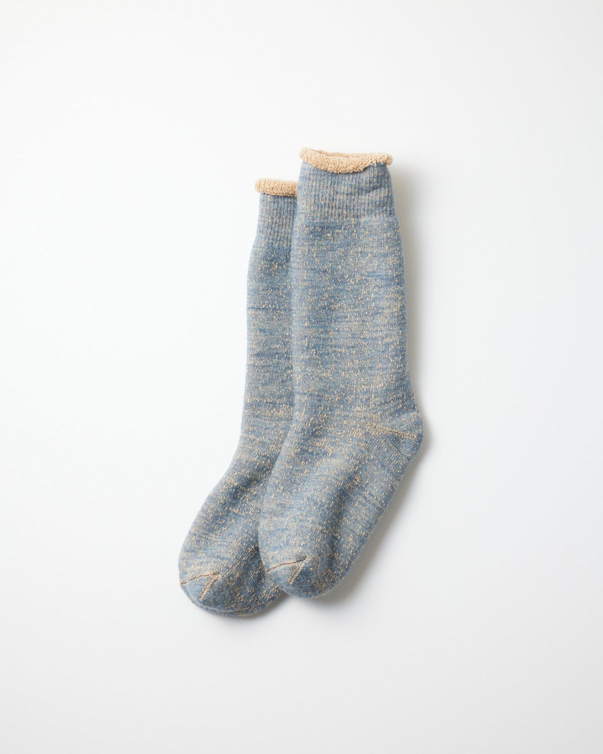Double Face Crew - Blue / Brown