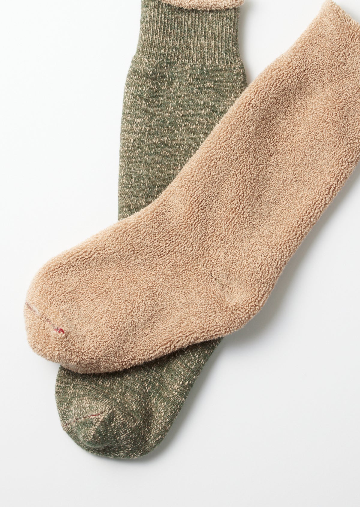 Double Face Crew - Green / Brown