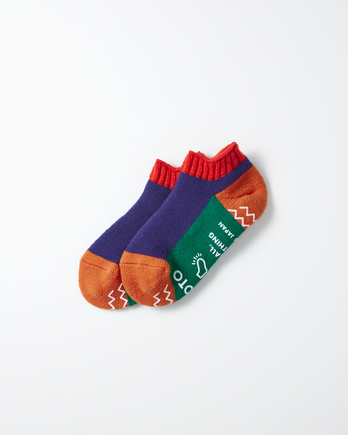 Pile Sockslipper - Red / Navy