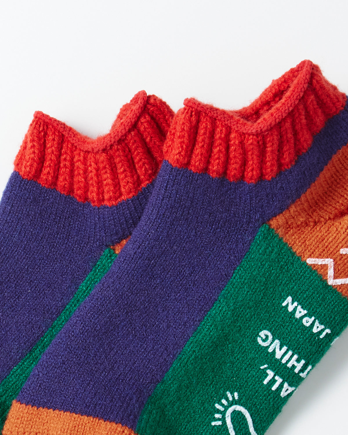 Pile Sockslipper - Red / Navy