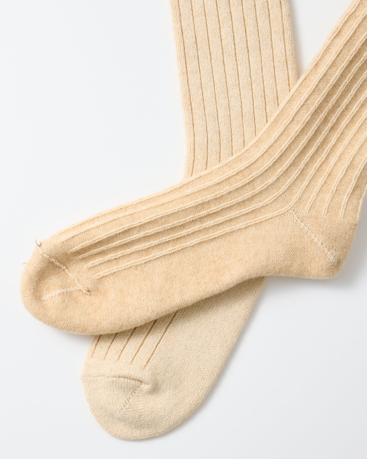 Cotton Wool 3 Pack Socks - Beige Tones