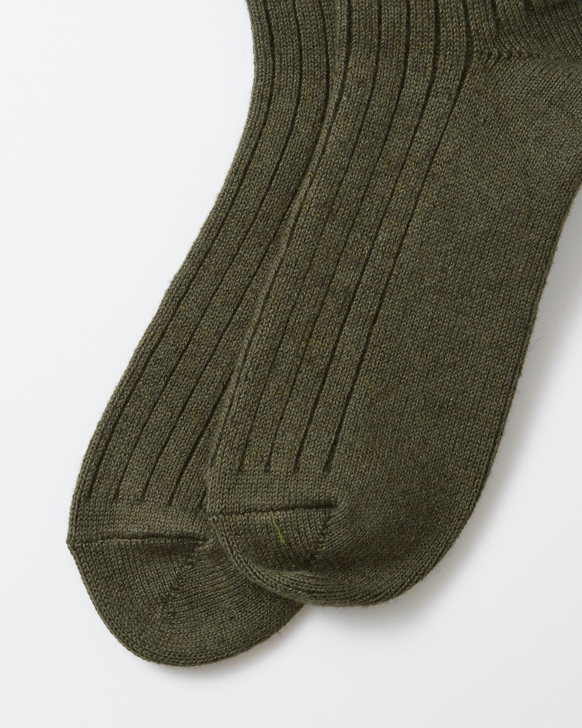 Cotton Wool 3 Pack Socks - Olive Tones