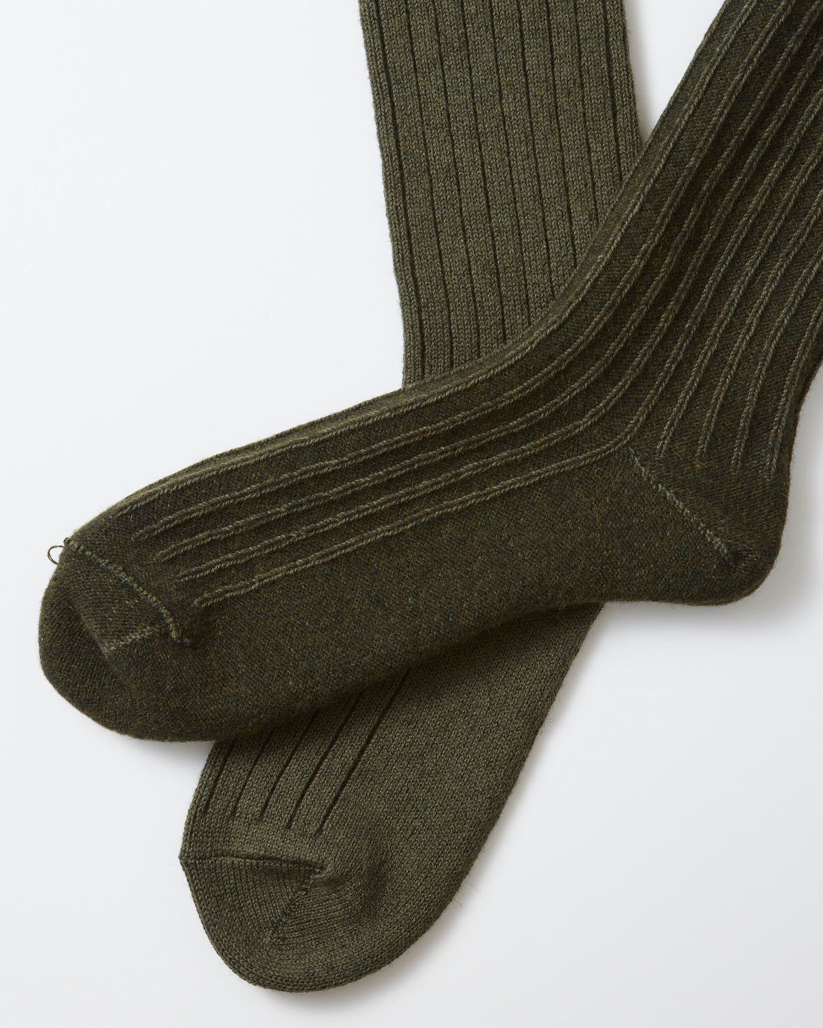 Cotton Wool 3 Pack Socks - Olive Tones