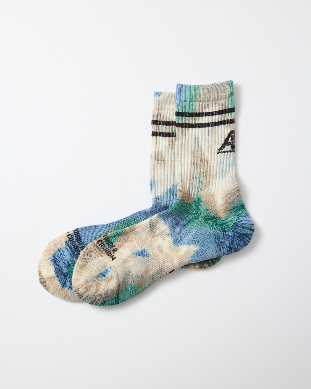 Allrounder Merino Cushion Tie Dye Socks - Blue/Green